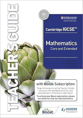 Cambridge IGCSE Core and Extended Mathematics Teachers Guide
