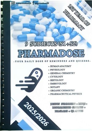 Pharmadose Complete Book First Year Pharmacy